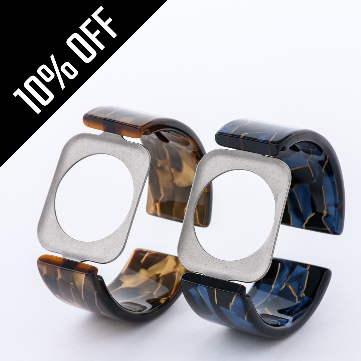 ブルー・ゴールドモザイクセット