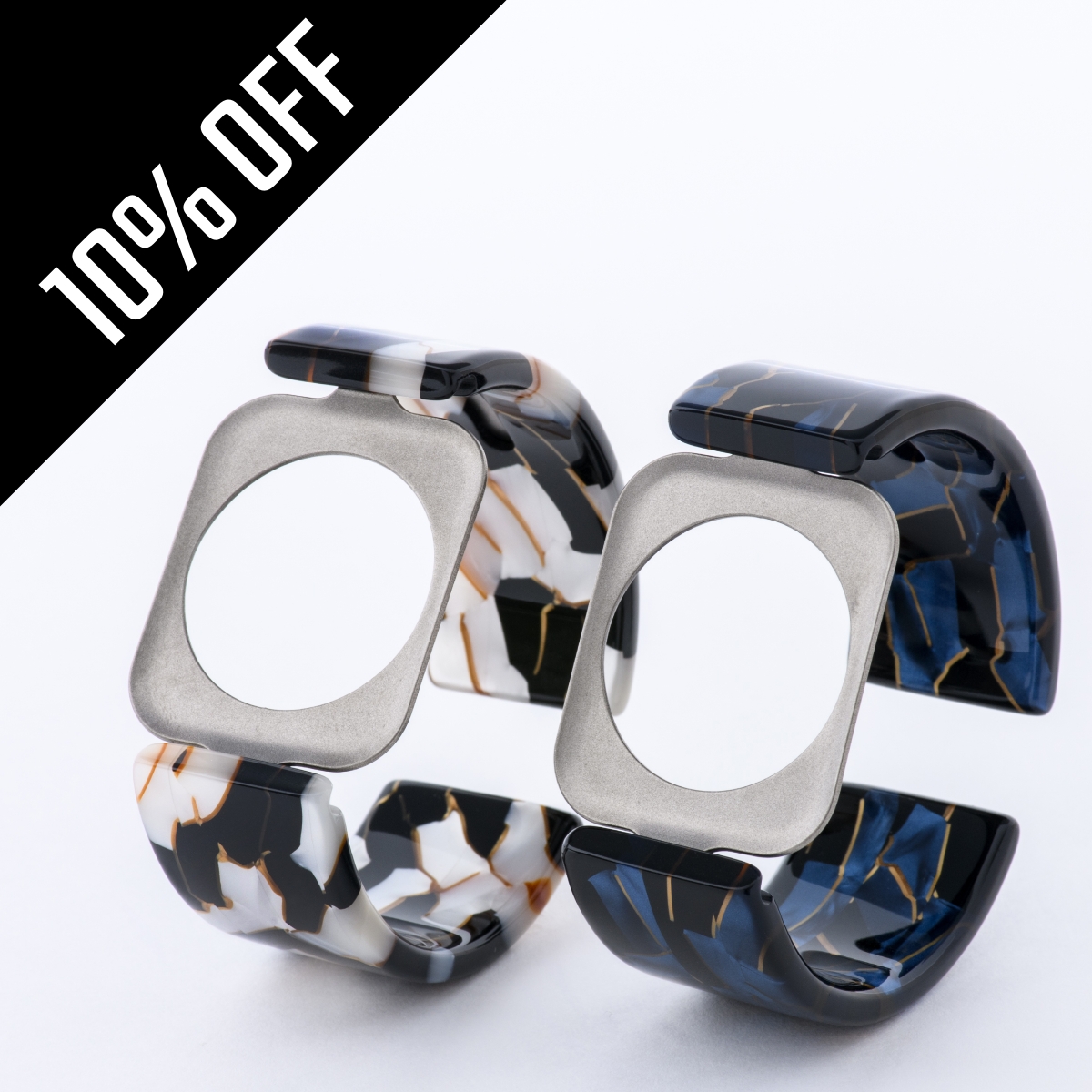 ブルー・ホワイトモザイクセット